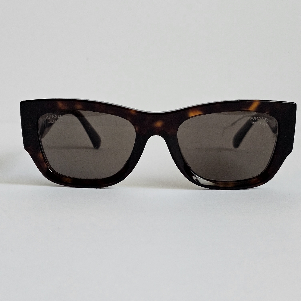 Chanel Rectangle Sunglasses 5507 - image 8